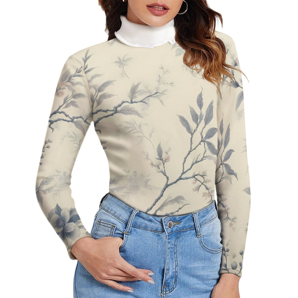 Women's Long Sleeve Lapel Sweater