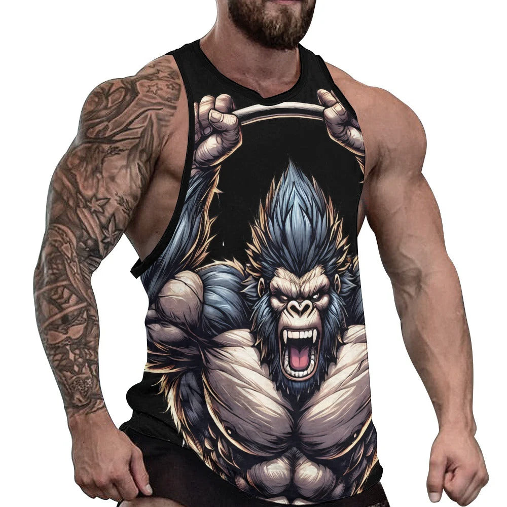 Men's Full print tank top