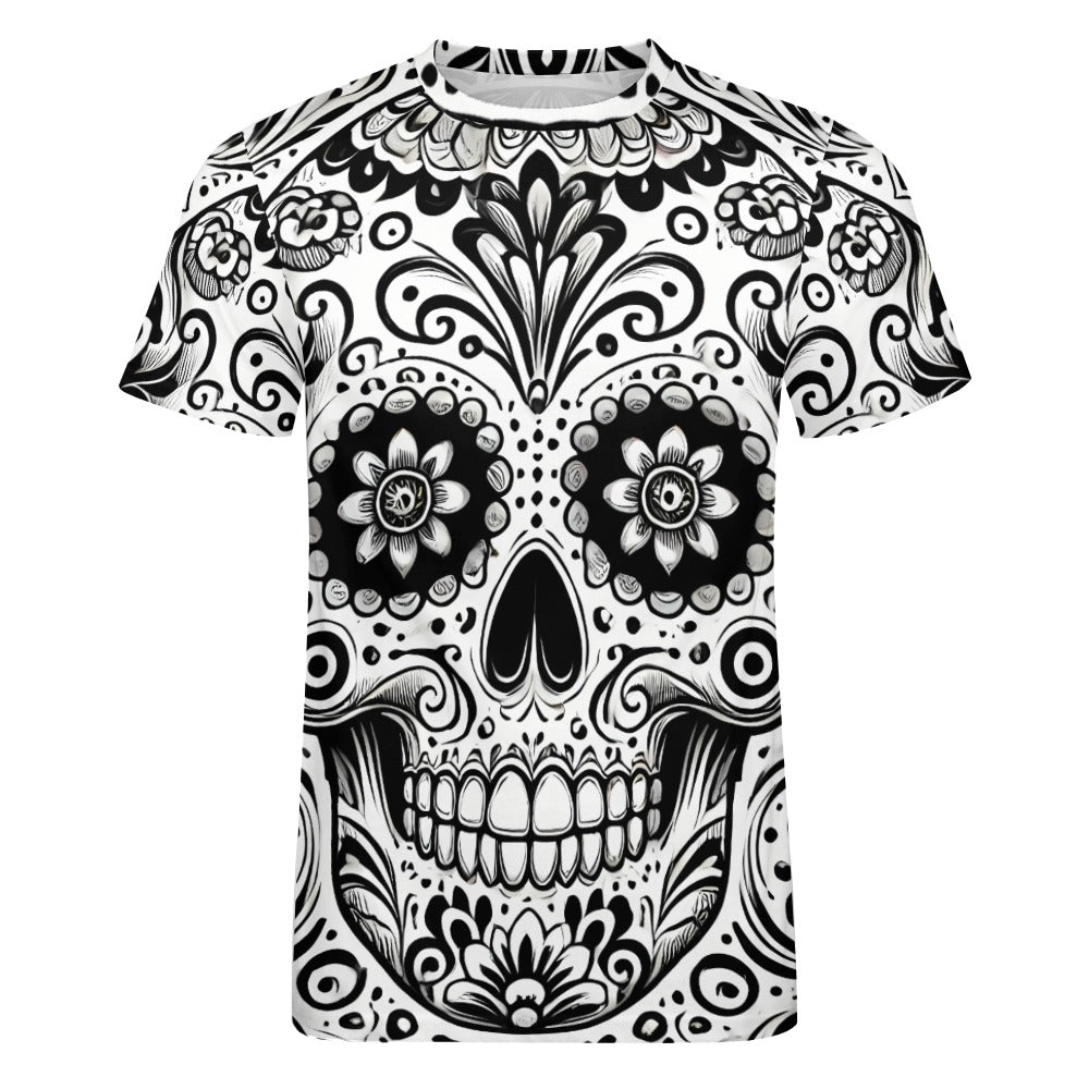 Camiseta de algodón para hombre con estampado completo