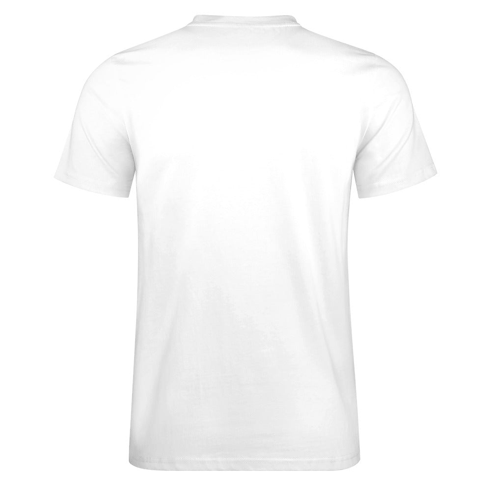 Camiseta de algodón para hombre con estampado frontal