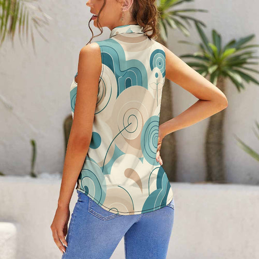 Blusa sin mangas de verano para mujer