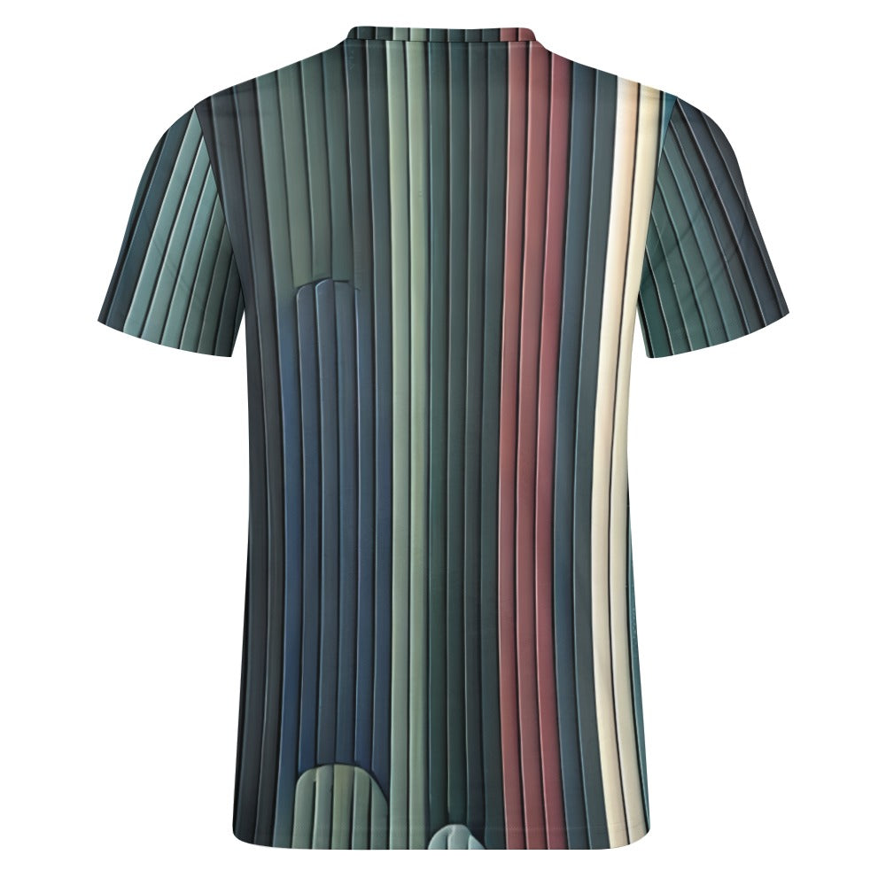 Camiseta de algodón para hombre con estampado completo