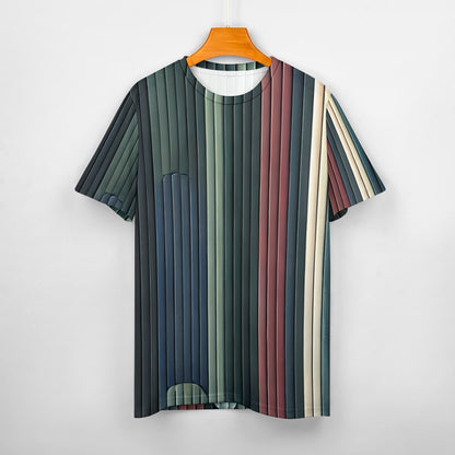 Camiseta de algodón para hombre con estampado completo