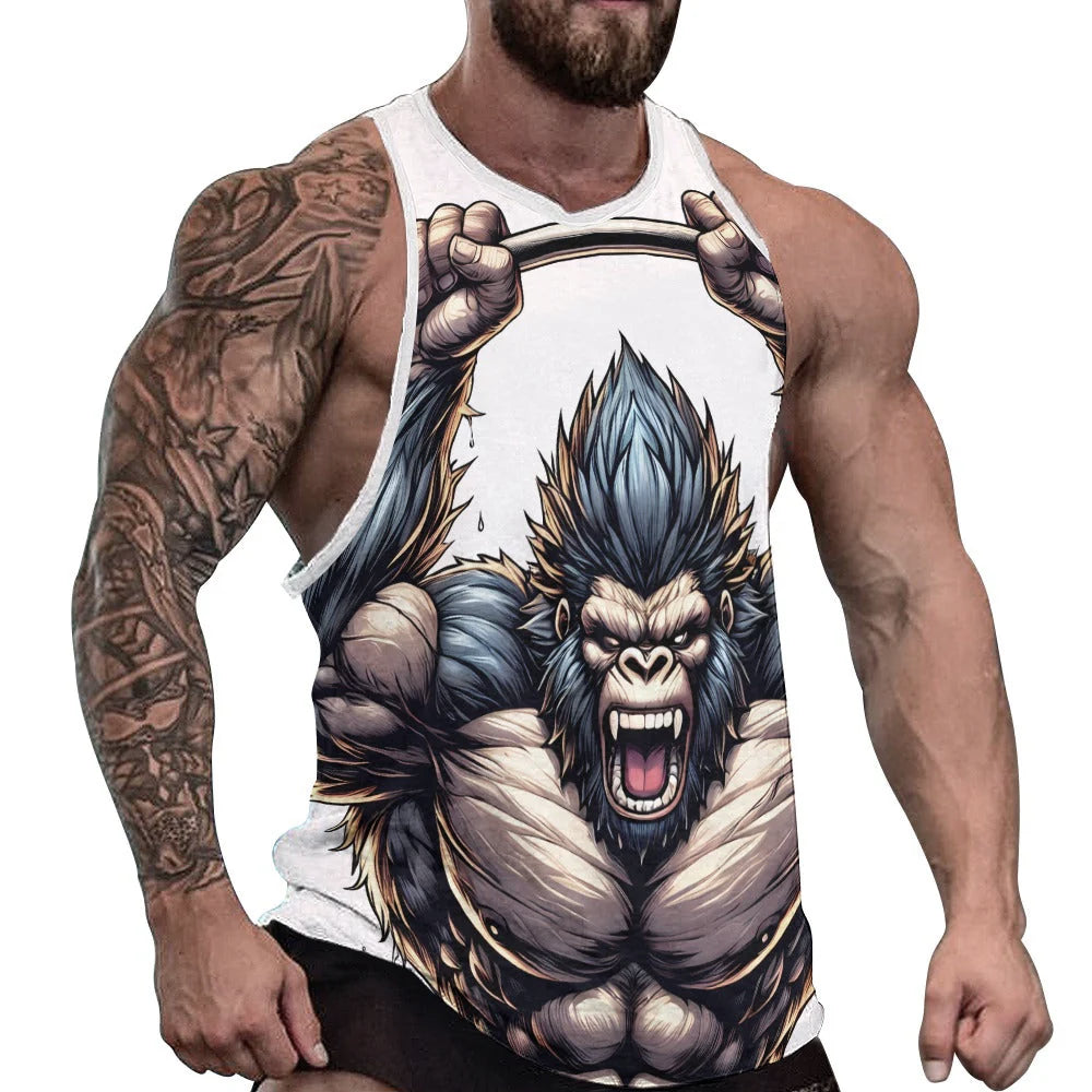 Men's Full print tank top