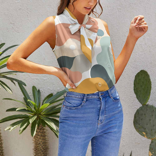 Blusa sin mangas de verano para mujer