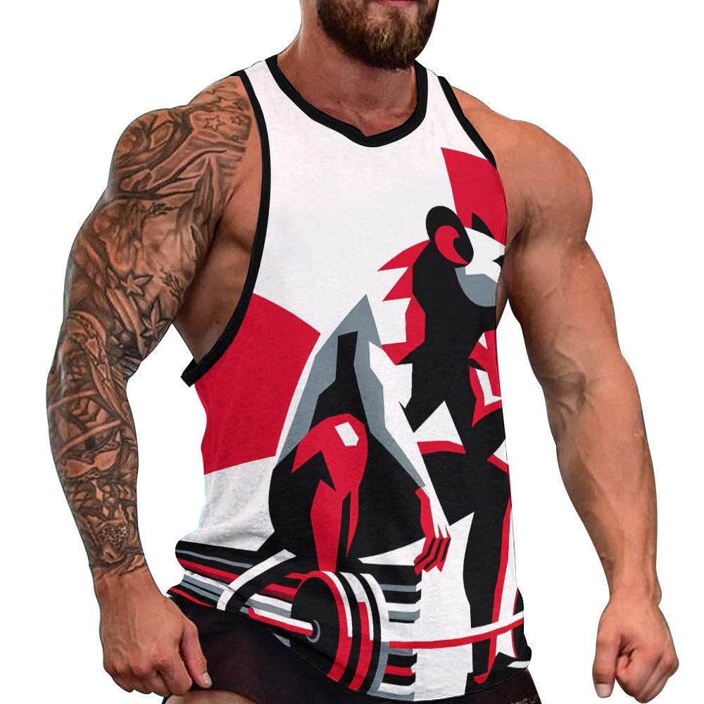 Men's Full print tank top