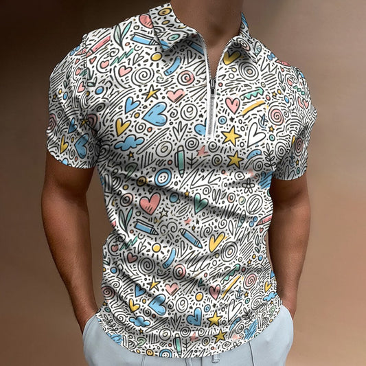 Camisa polo de manga corta