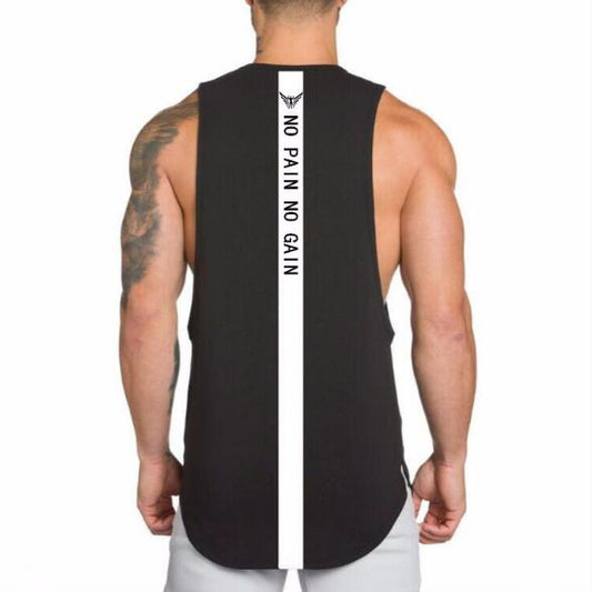 Camiseta sin mangas de fitness para hombre