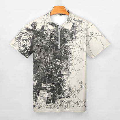 Camisa polo de manga corta