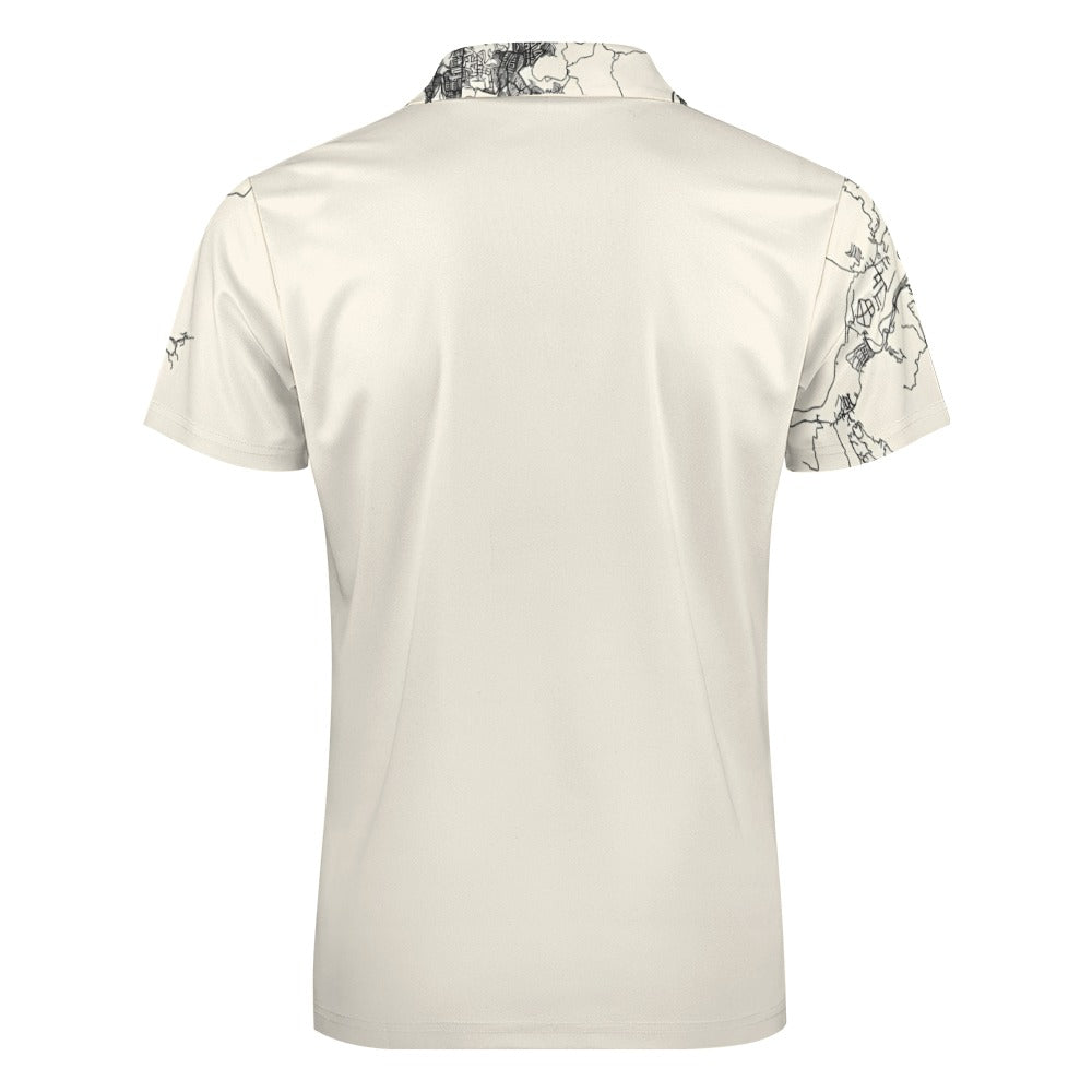 Camisa polo de manga corta