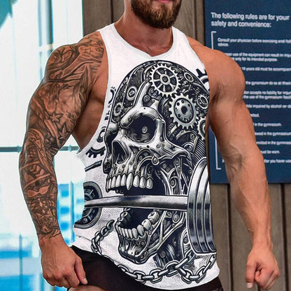 Men's Full print tank top