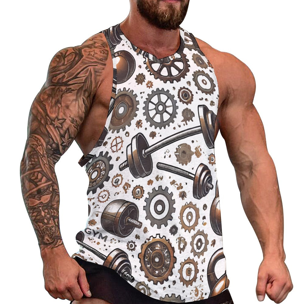 Men's Full print tank top