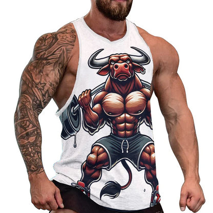 Men's Full print tank top