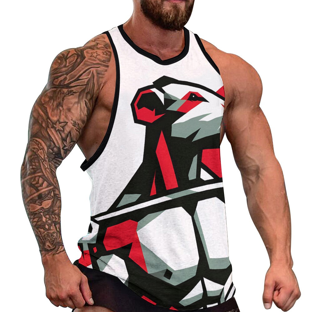 Men's Full print tank top