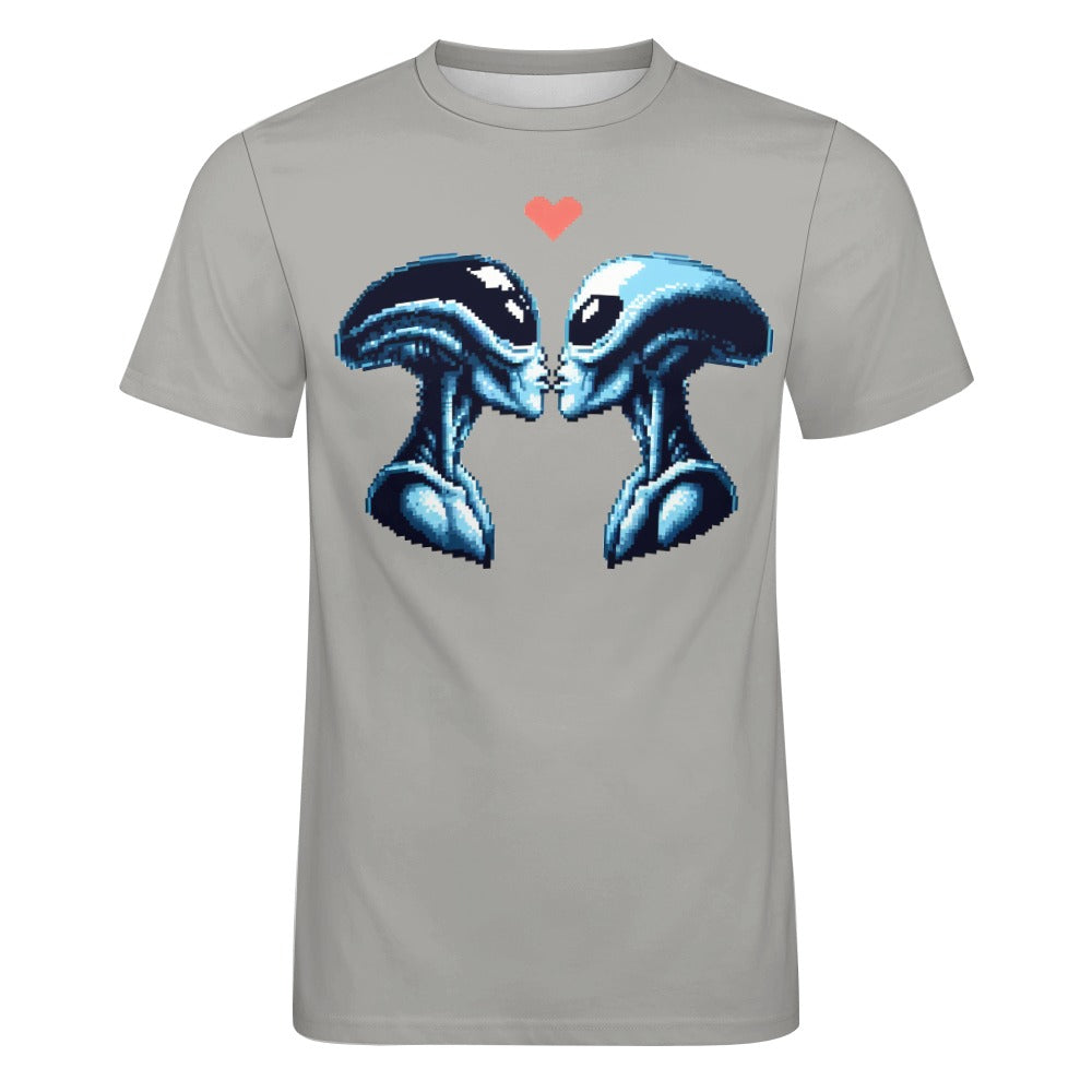 Camiseta de algodón para hombre con estampado frontal