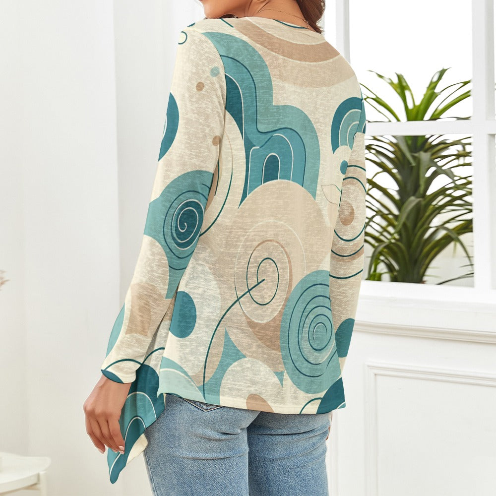 Women's knitted cardigan