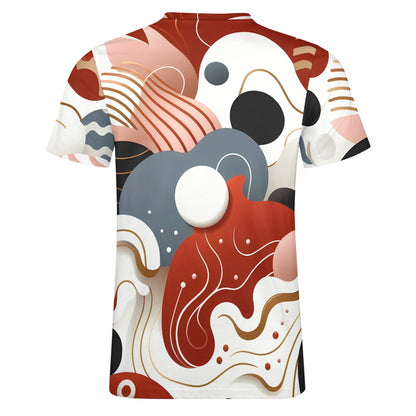 Camiseta de algodón para hombre con estampado completo