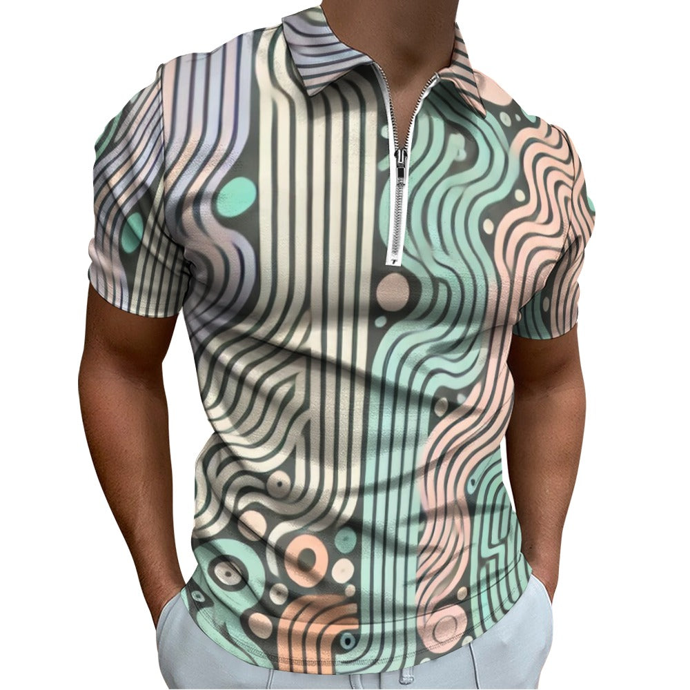 Camisa polo de manga corta