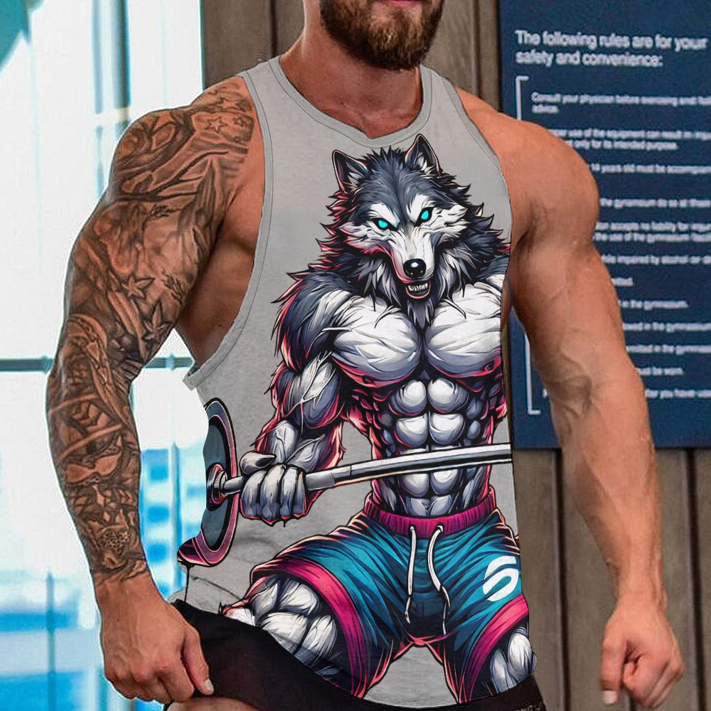 Men's Full print tank top