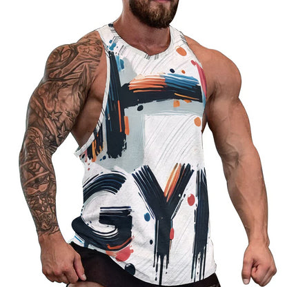 Men's Full print tank top