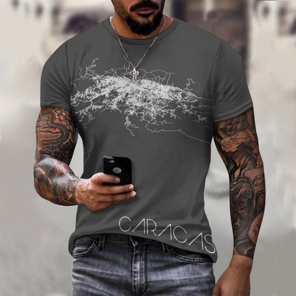 Camiseta de algodón para hombre