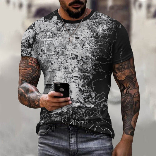 Camiseta de algodón para hombre