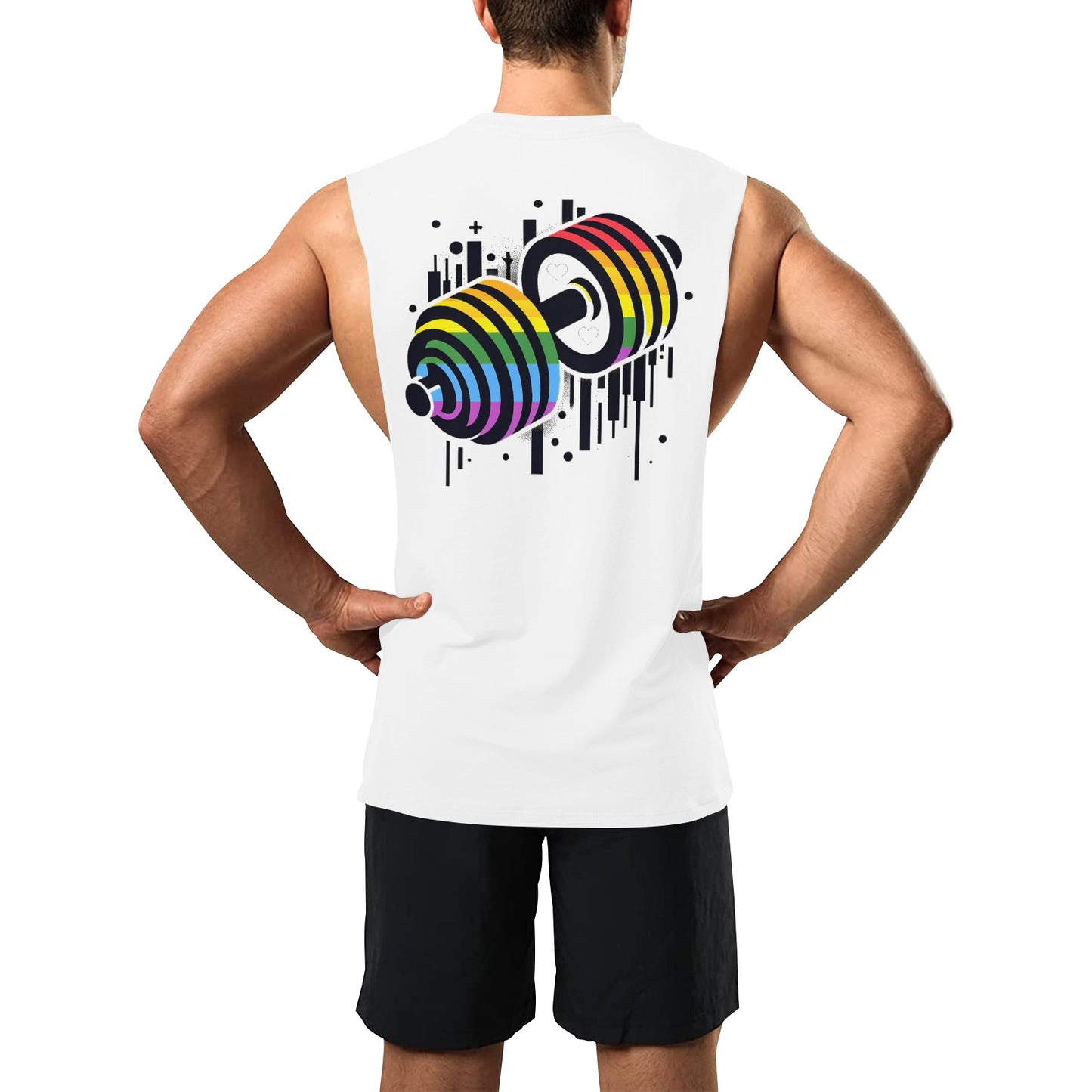 Men's Full print tank top