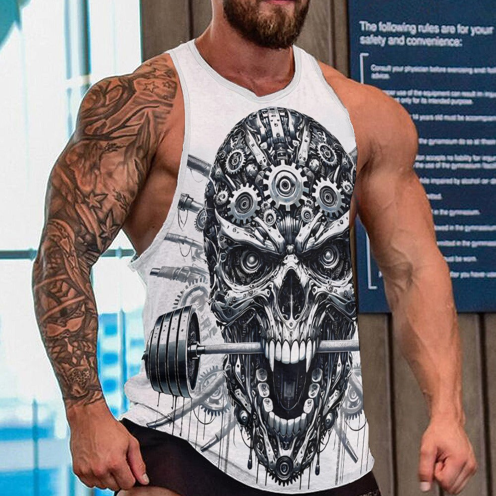 Men's Full print tank top