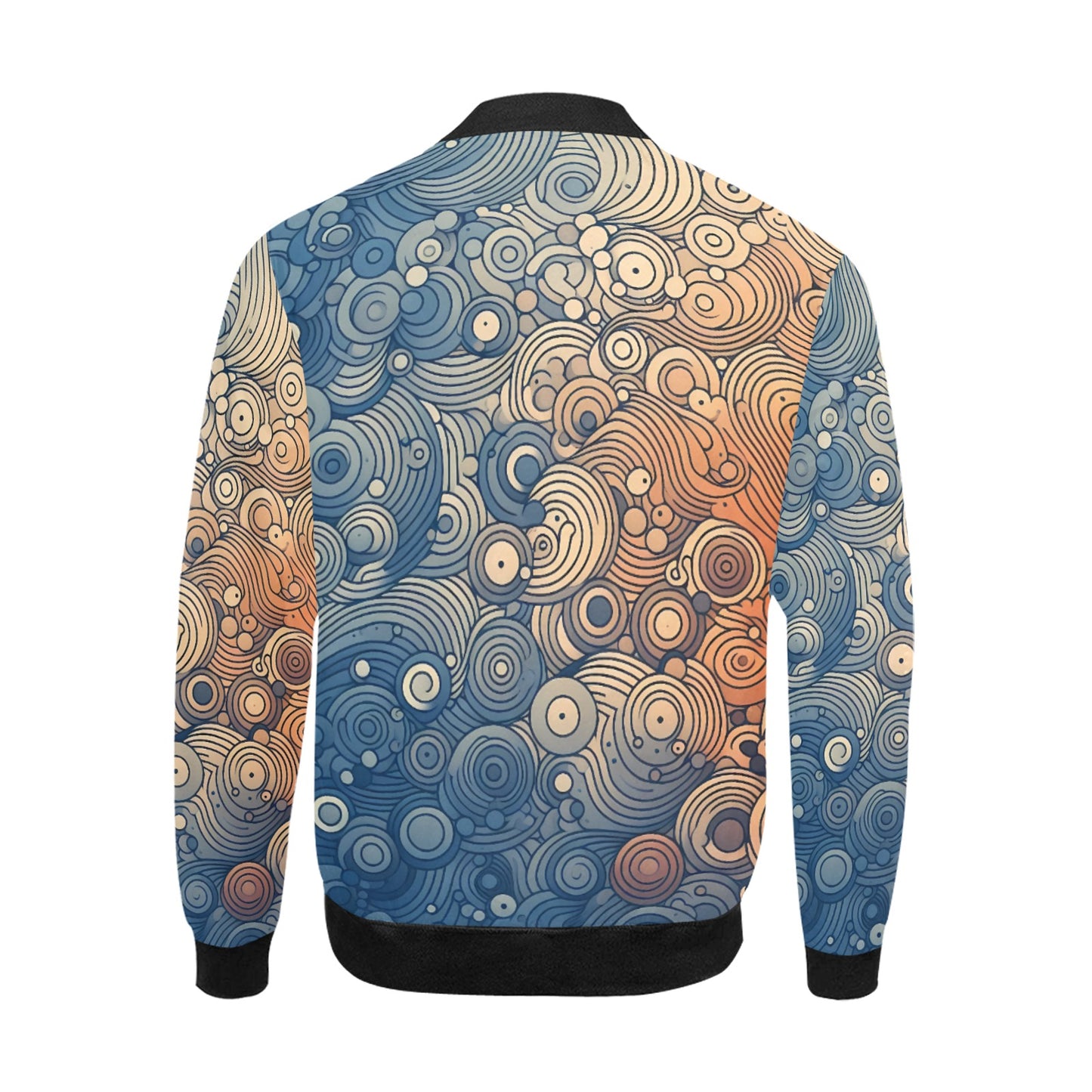 Chaqueta bomber con estampado integral para hombre