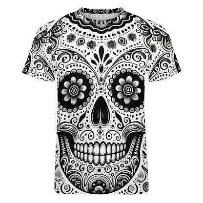 Camiseta de algodón para hombre con estampado completo