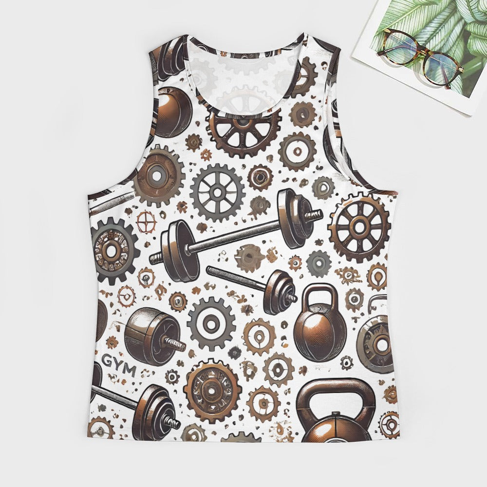 Men's Full print tank top