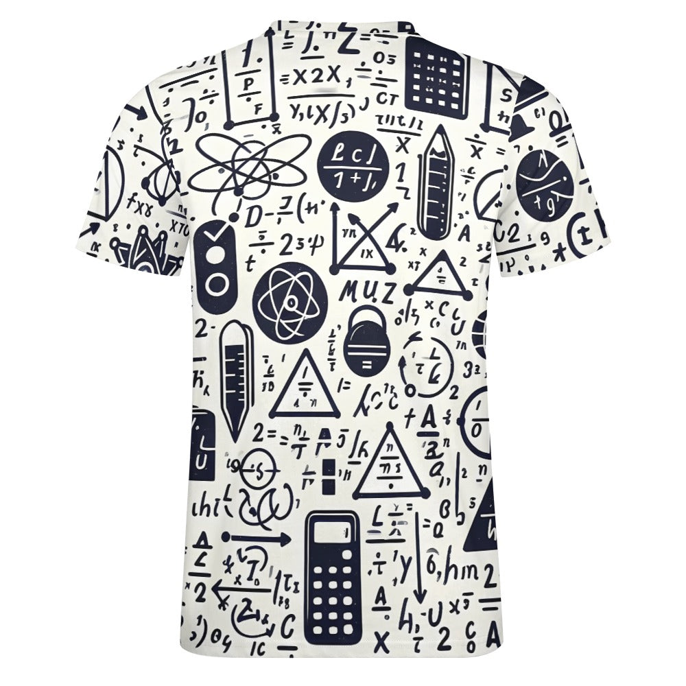 Camiseta de algodón para hombre con estampado completo