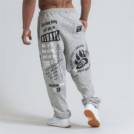 Pantalones de jogging para hombre, de algodón suave 