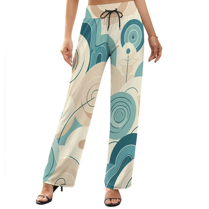 Pantalones anchos de mujer