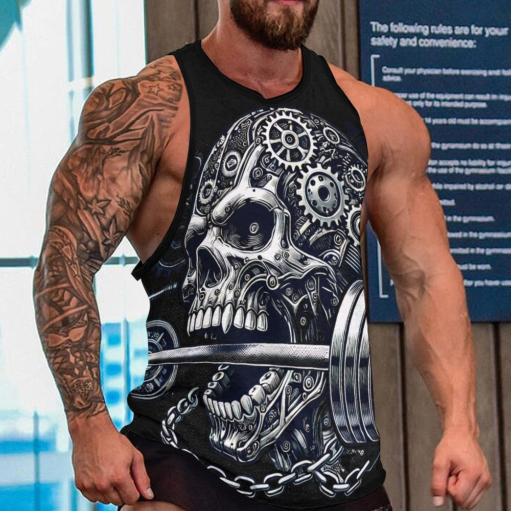 Men's Full print tank top