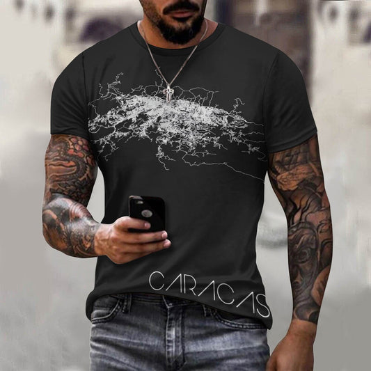 Camiseta de algodón para hombre