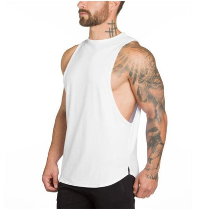 Camiseta sin mangas fitness para hombre