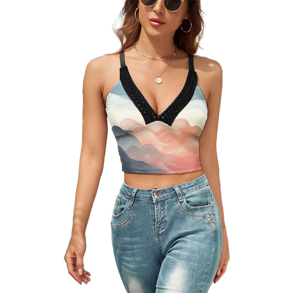 Ladies V-Neck Slim Fit Camisole Top