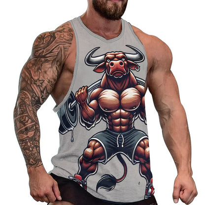 Men's Full print tank top