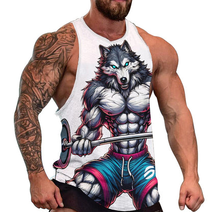 Men's Full print tank top