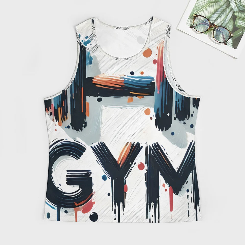 Men's Full print tank top