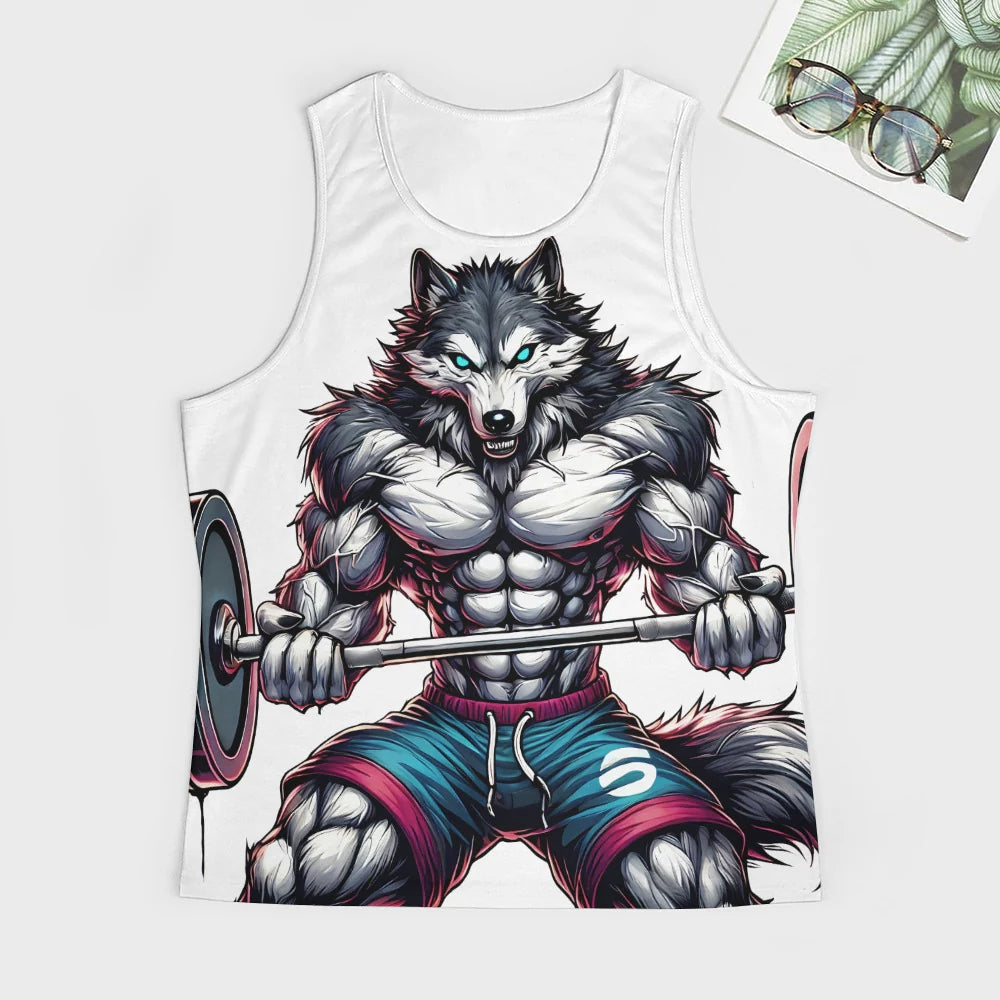 Men's Full print tank top