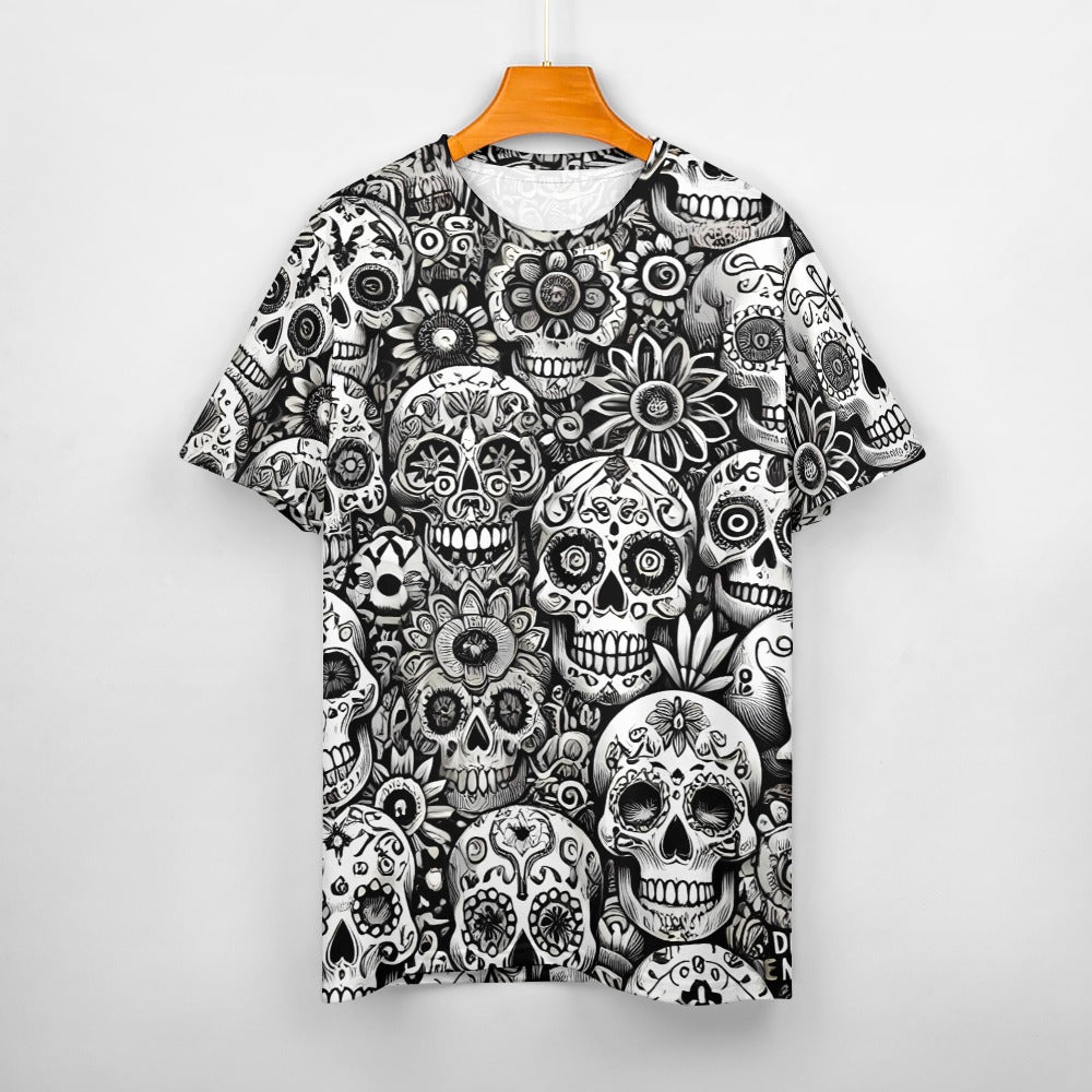 Camiseta de algodón para hombre con estampado completo