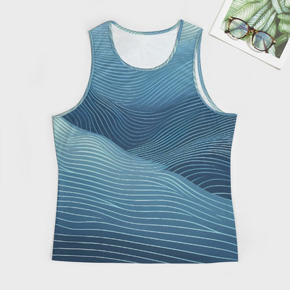 Men's Full print tank top