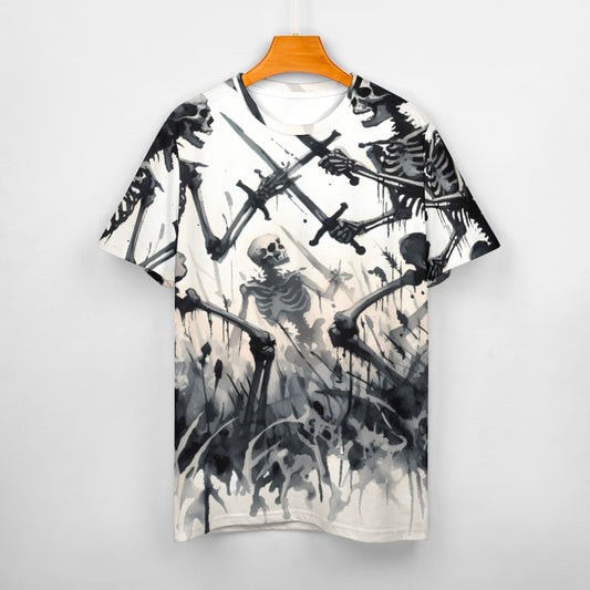 Camiseta de algodón para hombre con estampado completo