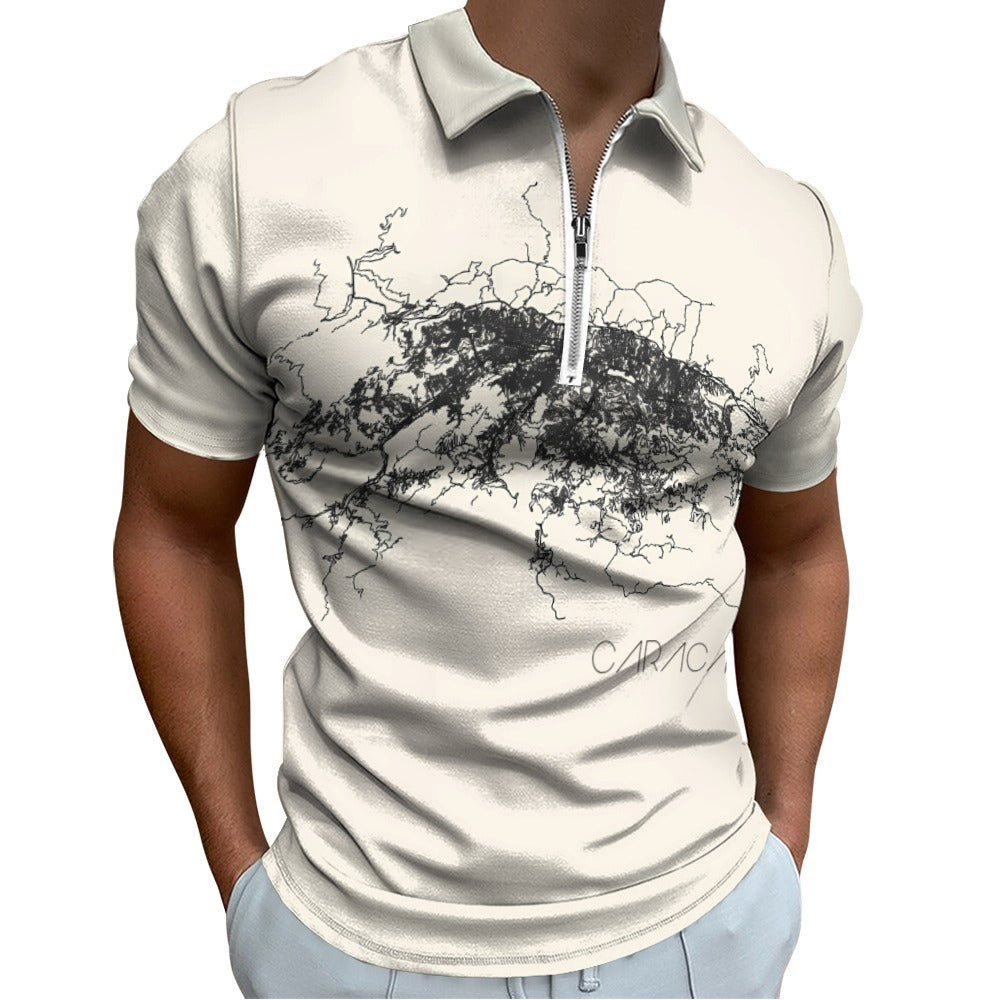 Camisa polo de manga corta