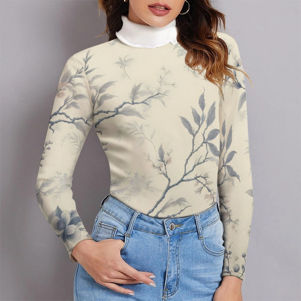 Women's Long Sleeve Lapel Sweater