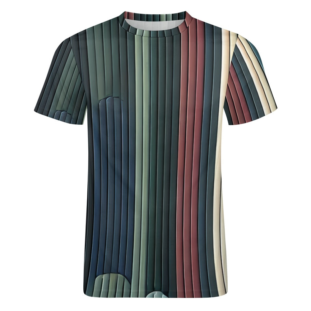 Camiseta de algodón para hombre con estampado completo