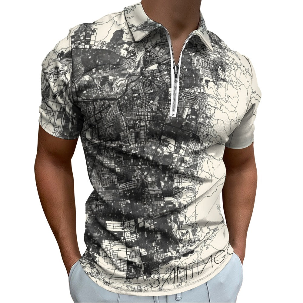 Camisa polo de manga corta