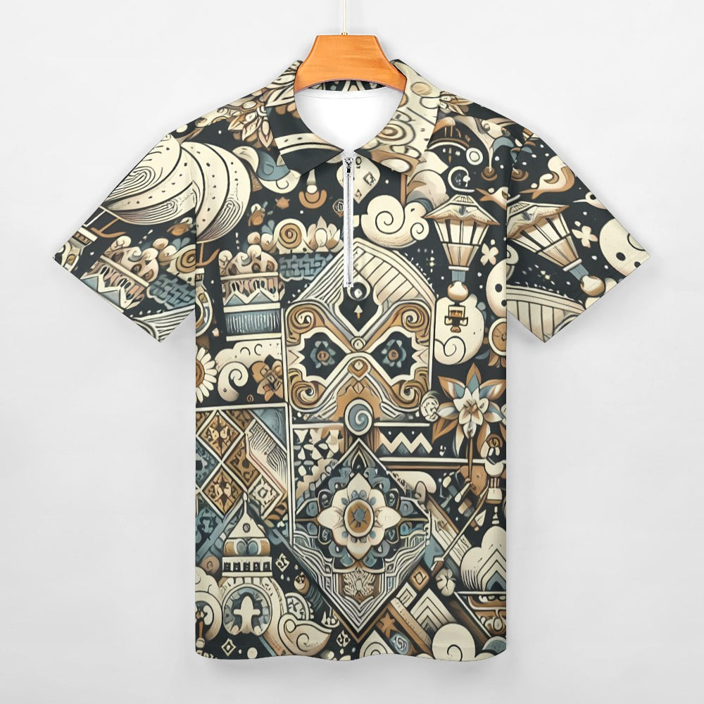 Camisa polo de manga corta